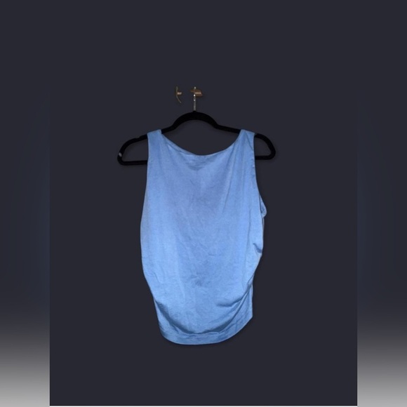 Blue Sleeveless Tank Top - Picture 3 of 5